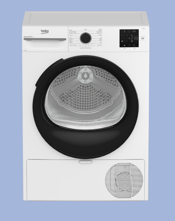 SECADORA BEKO 8 KG DE BAJO CONSUMO CON SECADO EFICIENTE Y SILENCIOSO