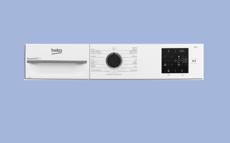 SECADORA BEKO 8 KG DE BAJO CONSUMO CON SECADO EFICIENTE Y SILENCIOSO