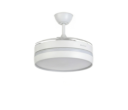 VENTILADOR DE TECHO RETRÁCTIL ULTRA SILENCIOSO - LUZ LED 72W