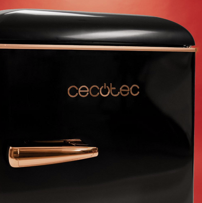 MINI FRIGORÍFICO CECOTEC RETRO 2 PUERTAS 86 L NEGRO – DISEÑO VINTAGE