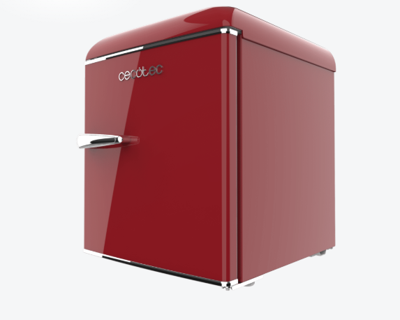 MINI FRIGORÍFICO CECOTEC RETRO ROJO 45 L – DISEÑO VINTAGE SOBREMESA