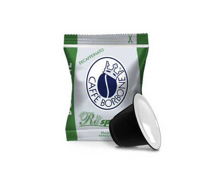 ¡¡¡SÚPER PRECIO!!! Café ITALIANO 50 Cápsulas Borbone Compatible con Nespresso®* – DESCAFEINADO