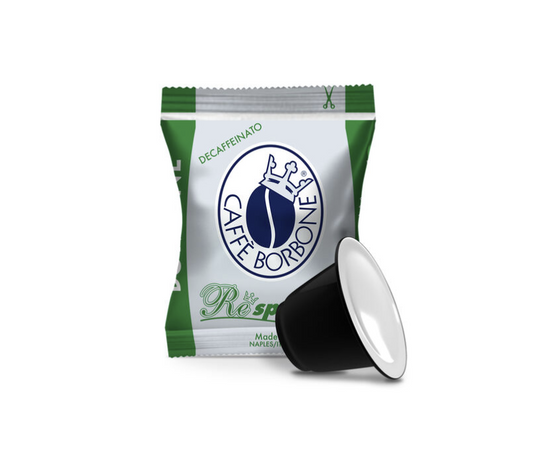 ¡¡¡SÚPER PRECIO!!! Café ITALIANO 50 Cápsulas Borbone Compatible con Nespresso®* – DESCAFEINADO