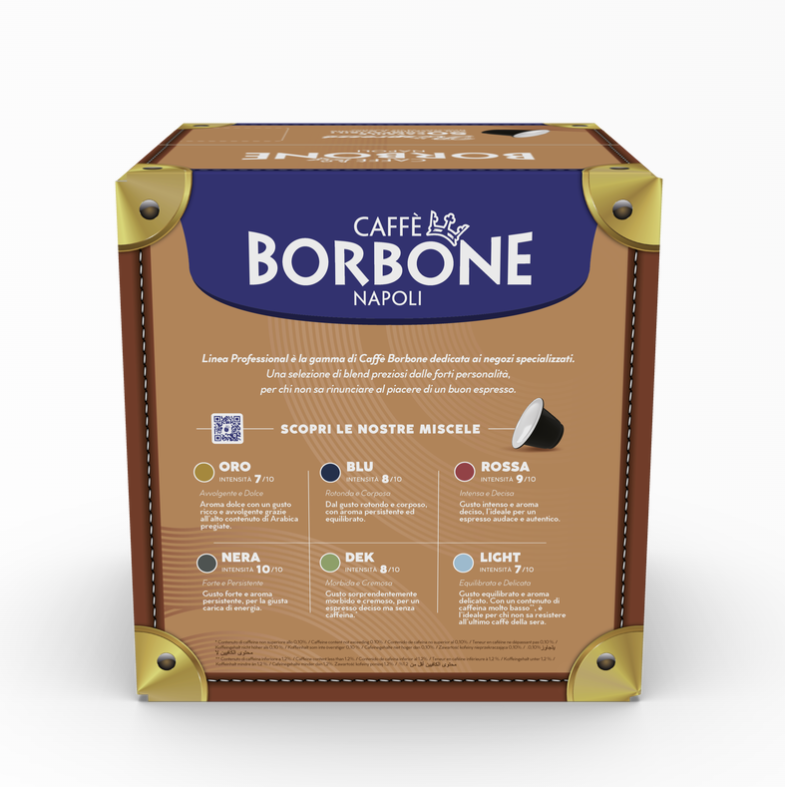 ¡¡¡SÚPER PRECIO!!! Café ITALIANO 50 Cápsulas Borbone Compatible con Nespresso®* – DESCAFEINADO