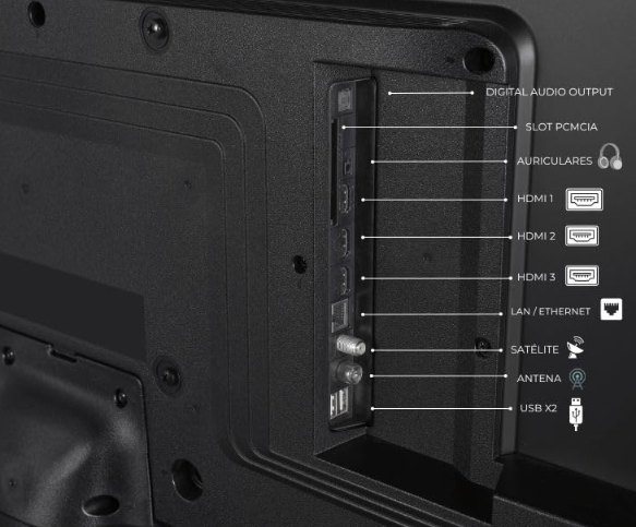 TV DAEWOO 43" 43DM65UV UHD SMART TV HDR10 ALLM