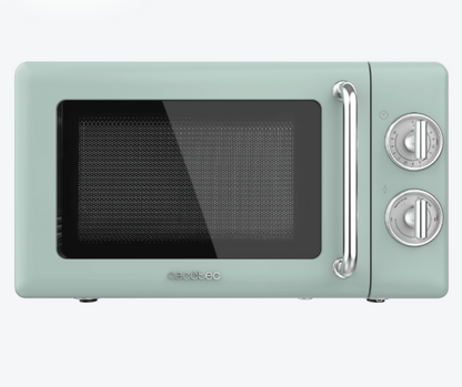 MICROONDAS CECOTEC PROCLEAN 3010 RETRO GREEN 20 L – 700 W – DISEÑO VINTAGE