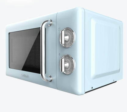 MICROONDAS CON GRILL CECOTEC PROCLEAN 3110 RETRO BLUE 20 L – 700 W – DISEÑO VINTAGE RETRO