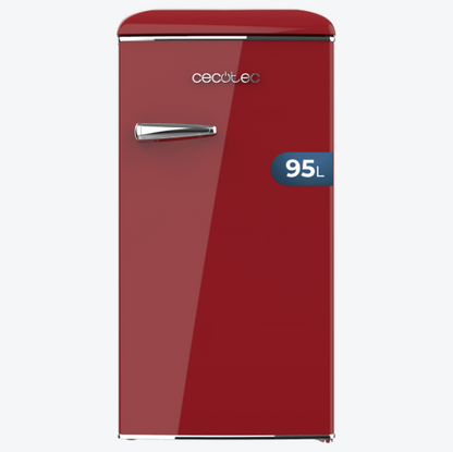MINI FRIGORÍFICO CECOTEC RETRO ROJO 95 L – DISEÑO VINTAGE