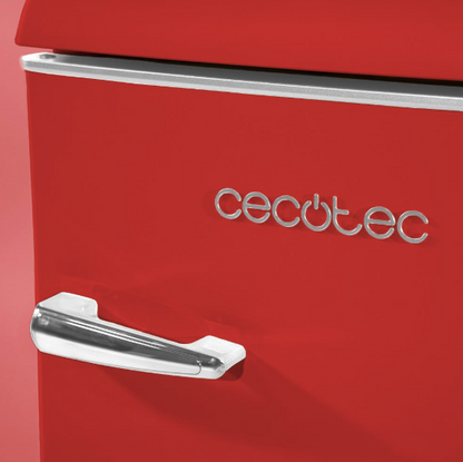 MINI FRIGORÍFICO CECOTEC RETRO ROJO 95 L – DISEÑO VINTAGE