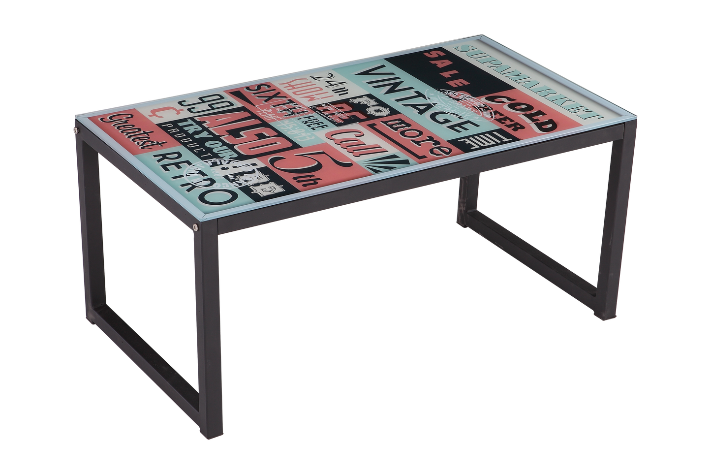 MESA CENTRO DANUBIO ESTAMPADO VINTAGE, RECTANGULAR Y CUADRADA
