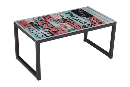 MESA CENTRO DANUBIO ESTAMPADO VINTAGE, RECTANGULAR Y CUADRADA