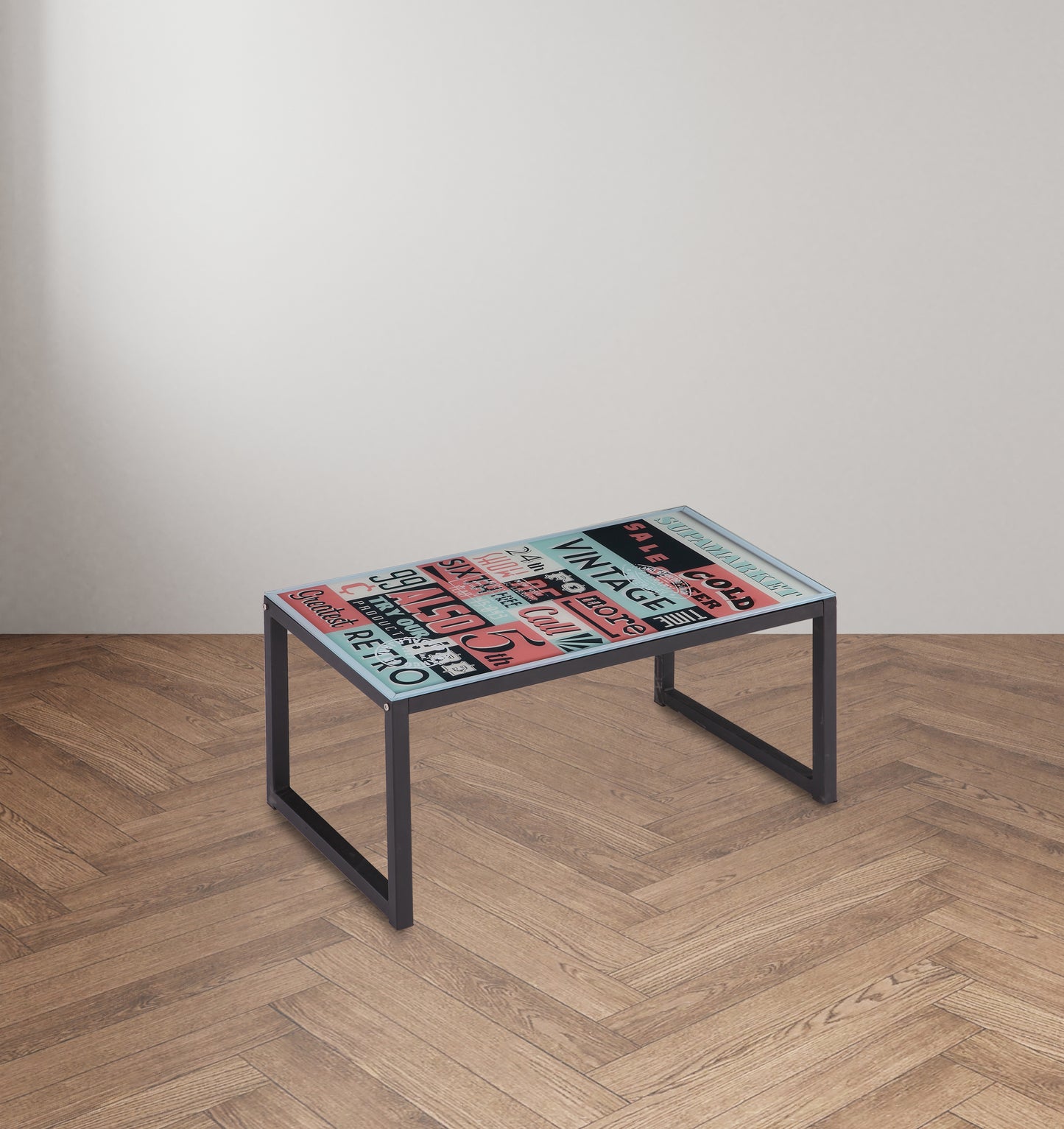 MESA CENTRO DANUBIO ESTAMPADO VINTAGE, RECTANGULAR Y CUADRADA