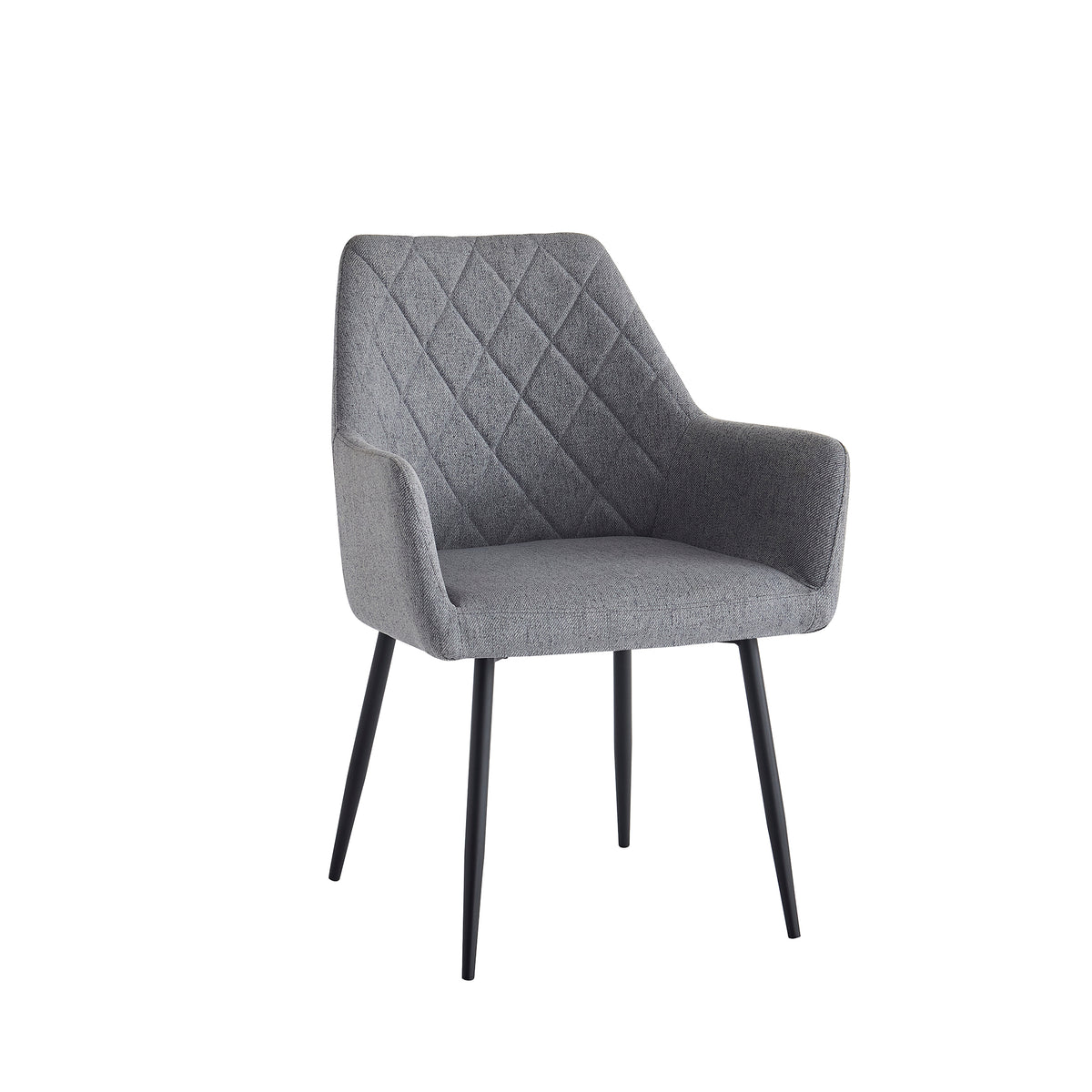 CONJUNTO DE COMEDOR WINSOR Y DEVON – MESA REDONDA EXTENSIBLE Y SILLONES TAPIZADOS
