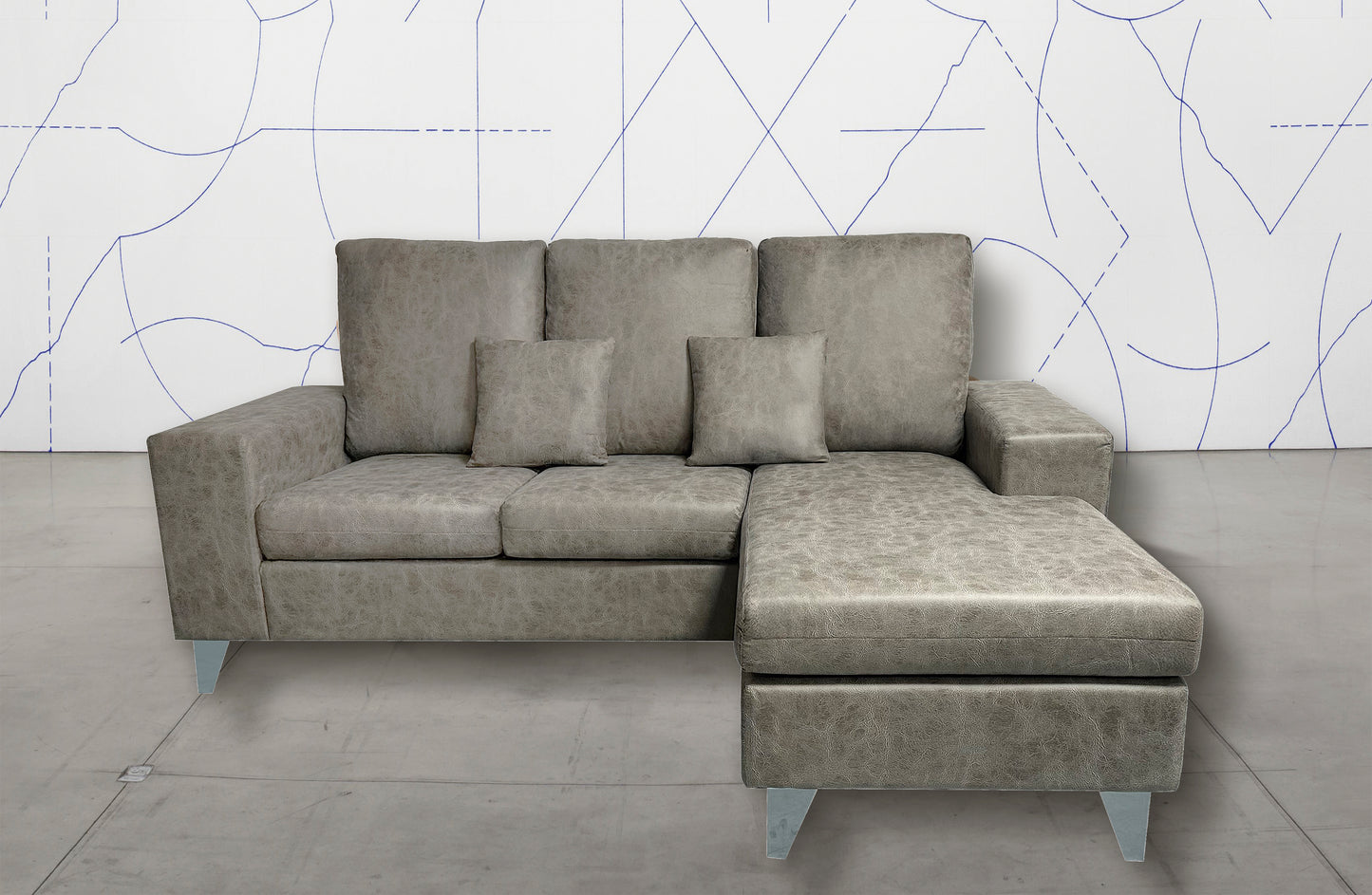 SOFÁ CHAISE LONGUE REVERSIBLE DUQUE – VERSÁTIL, MODERNO Y FUNCIONAL