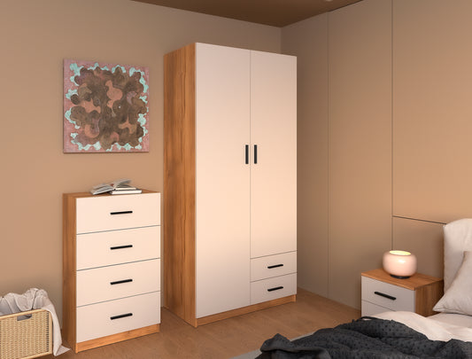 ARMARIO ELBA DE 2 PUERTAS Y 2 CAJONES – ORGANIZACIÓN Y DISEÑO