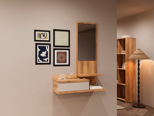 RECIBIDOR VERTICAL ELBA CON ESPEJO – ALMACENAMIENTO PRÁCTICO Y DISEÑO MODERNO