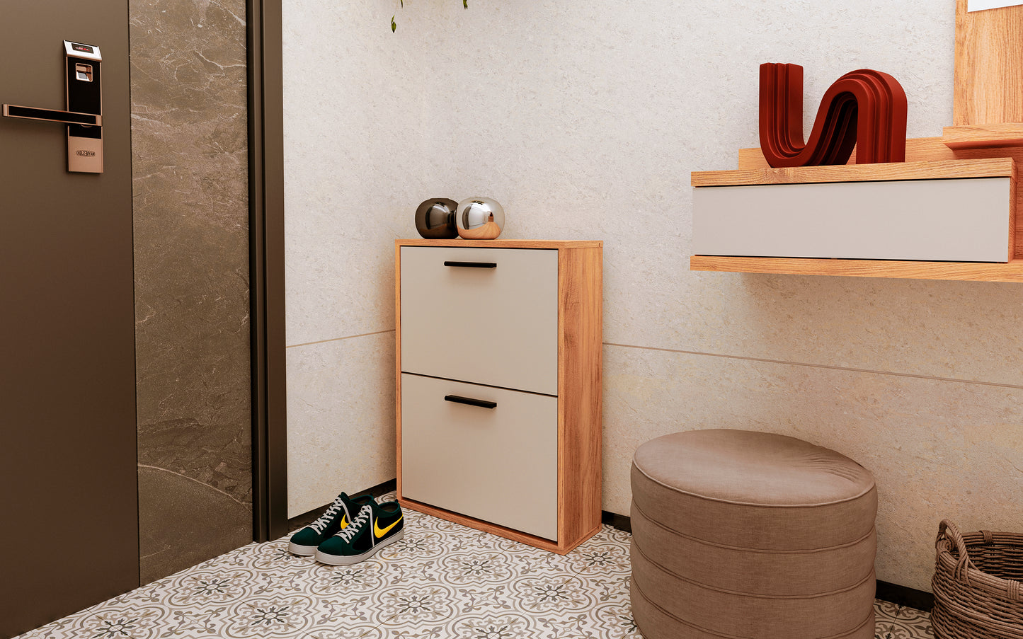 ZAPATERO ELBA DE 2 PUERTAS – ORGANIZA TUS ZAPATOS CON ESTILO