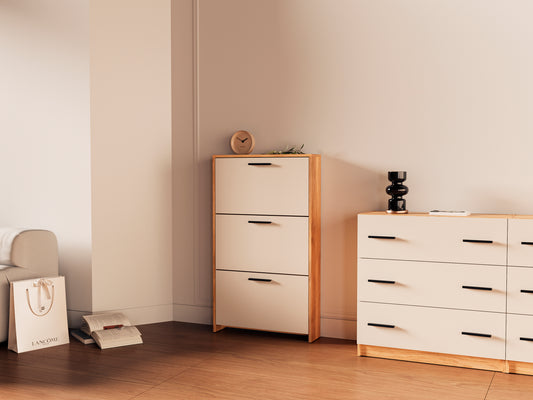 ZAPATERO ELBA DE 3 PUERTAS CON PATAS – ORGANIZA TUS ZAPATOS CON ESTILO Y FUNCIONALIDAD