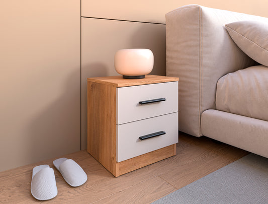 CONJUNTO CABECERO JUVENIL 110 CM Y MESITA ELBA – DISEÑO MODERNO Y FUNCIONAL