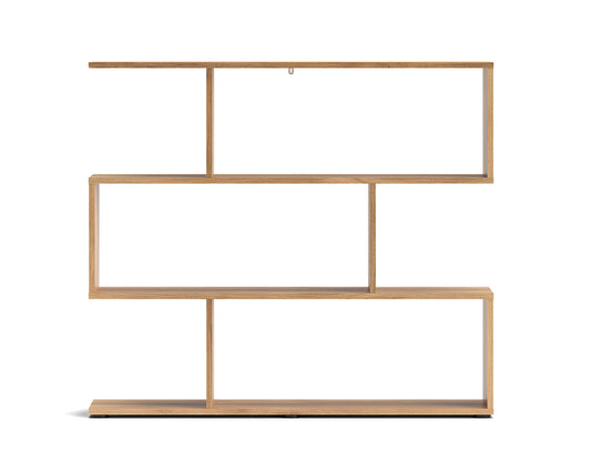 ESTANTERÍA ASIMÉTRICA BAJA ELBA – DISEÑO MODERNO Y VERSÁTIL