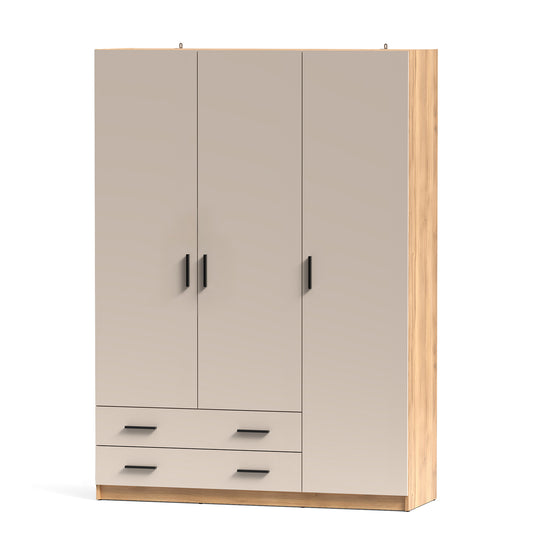 ARMARIO ELBA DE 3 PUERTAS Y 2 CAJONES – GRAN CAPACIDAD Y ORGANIZACIÓN TOTAL