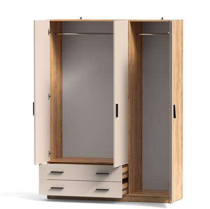 ARMARIO ELBA DE 3 PUERTAS Y 2 CAJONES – GRAN CAPACIDAD Y ORGANIZACIÓN TOTAL