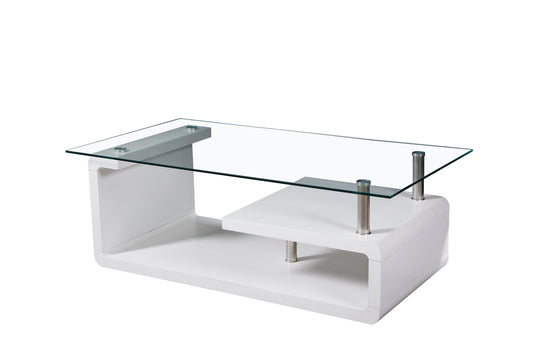 MESA DE CENTRO FIJA CRISTAL EVA
