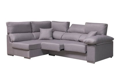 SOFÁ RINCONERA GOYA CON DOS ASIENTOS RECLINABLES: CONFORT TOTAL Y ELEGANCIA MODERNA