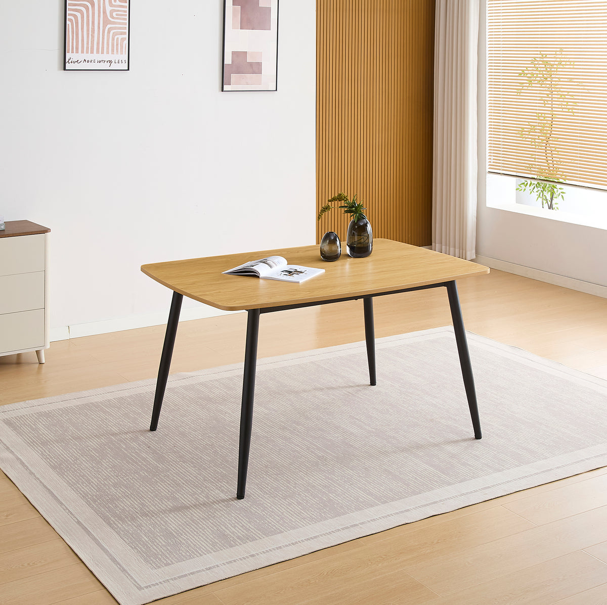 CONJUNTO DE COMEDOR HUDSON Y SELMA – DISEÑO MODERNO, ELEGANTE Y FUNCIONAL