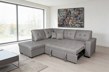 SOFÁ CHAISE LONGUE ISIS CON CAMA – DISEÑO MODERNO, PRÁCTICO Y FUNCIONAL