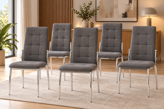 JUEGO DE 6 SILLAS KAORI · ELEGANCIA Y SOFISTICACIÓN PARA TU COMEDOR