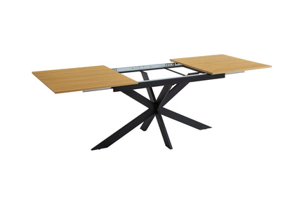 CONJUNTO DE COMEDOR EXTENSIBLE KELLER + SILLAS GIRATORIAS SHELTON