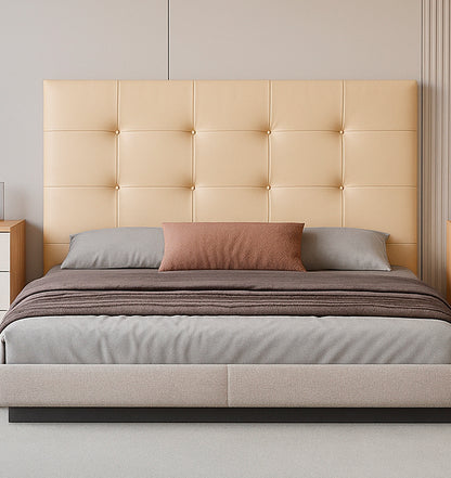 CABECERO LIAM TAPIZADO EN PU CON PATAS – ELEGANTE Y RESISTENTE