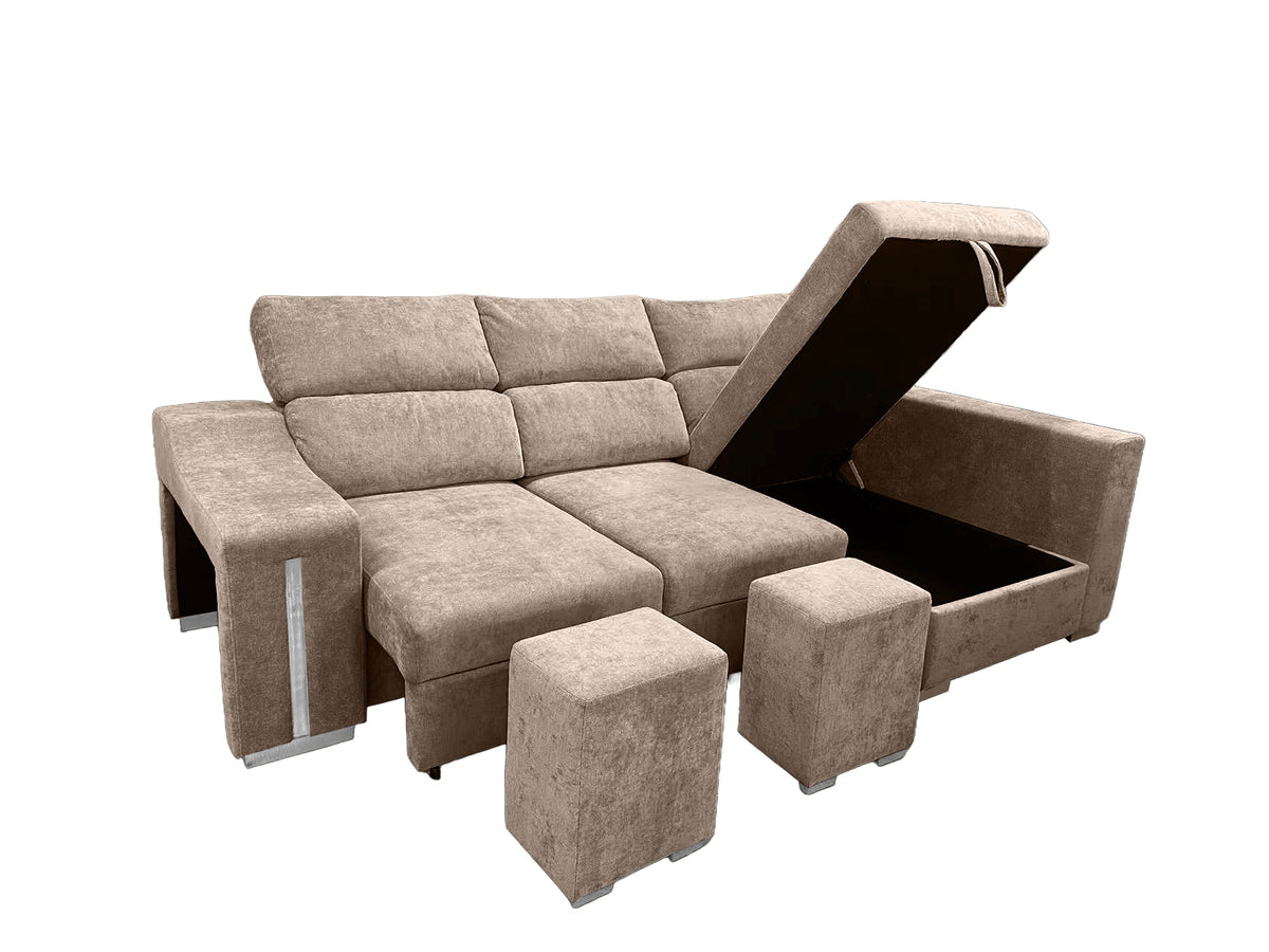 SOFÁ CHAISE LONGUE MENUA CAMA CON ARCÓN – MÁS ESPACIO, MÁS CONFORT, MÁS MOMENTOS