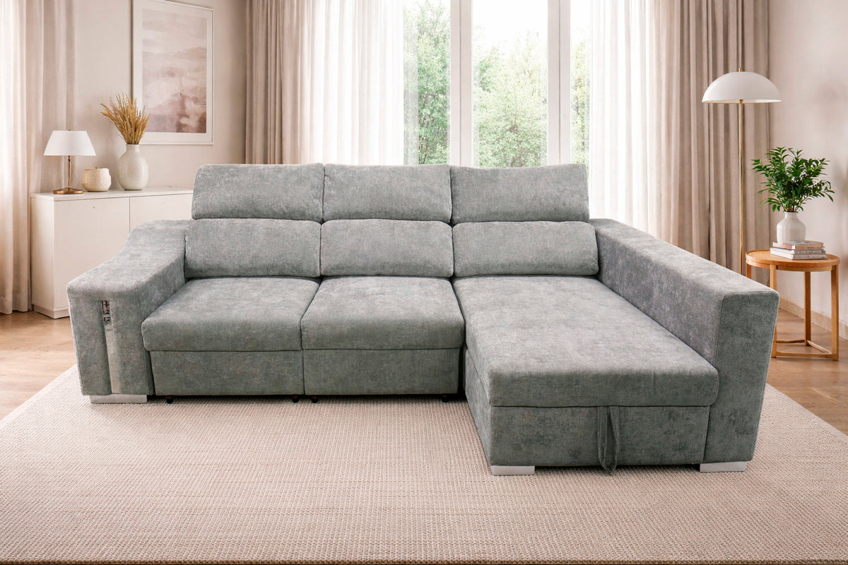 SOFÁ CHAISE LONGUE MENUA CAMA CON ARCÓN – MÁS ESPACIO, MÁS CONFORT, MÁS MOMENTOS