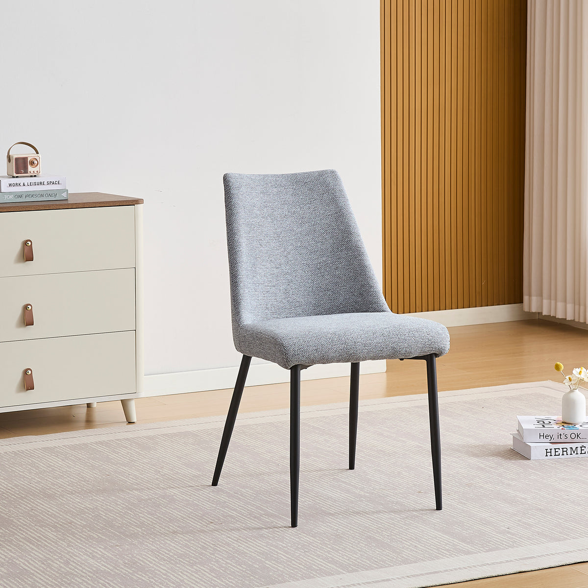 MESA EXTENSIBLE CAMDEN Y SILLAS MORGAN – CONJUNTO DE COMEDOR MODERNO, CÓMODO Y FUNCIONAL