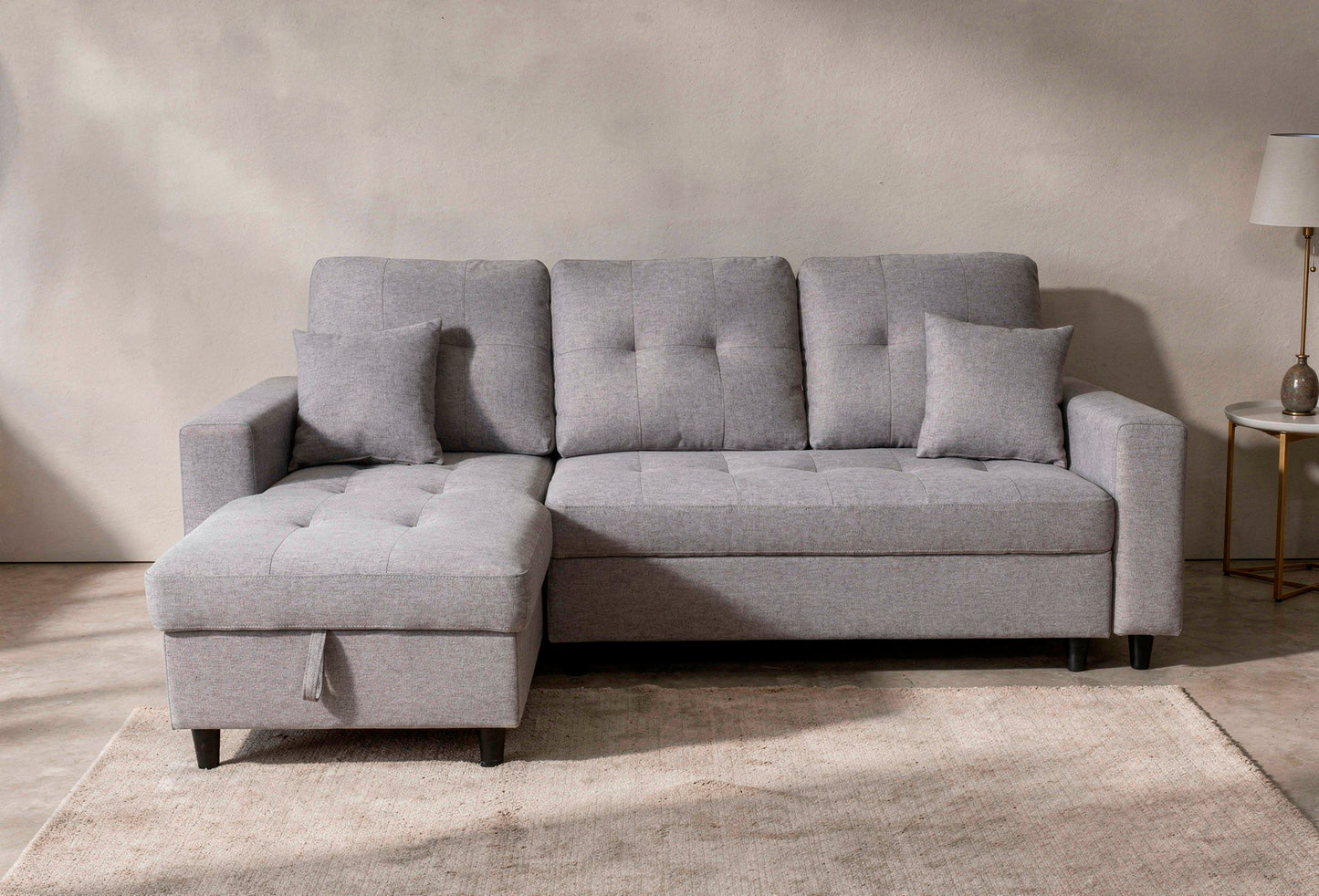 SOFÁ CHAISE LONGUE NORMAN – DISEÑO CONTEMPORÁNEO, FUNCIONAL Y ELEGANTE