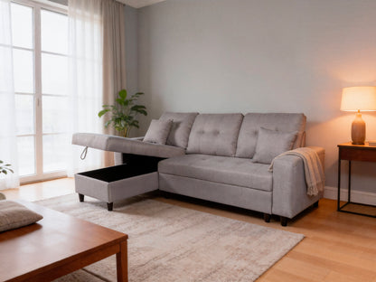SOFÁ CHAISE LONGUE NORMAN – DISEÑO CONTEMPORÁNEO, FUNCIONAL Y ELEGANTE