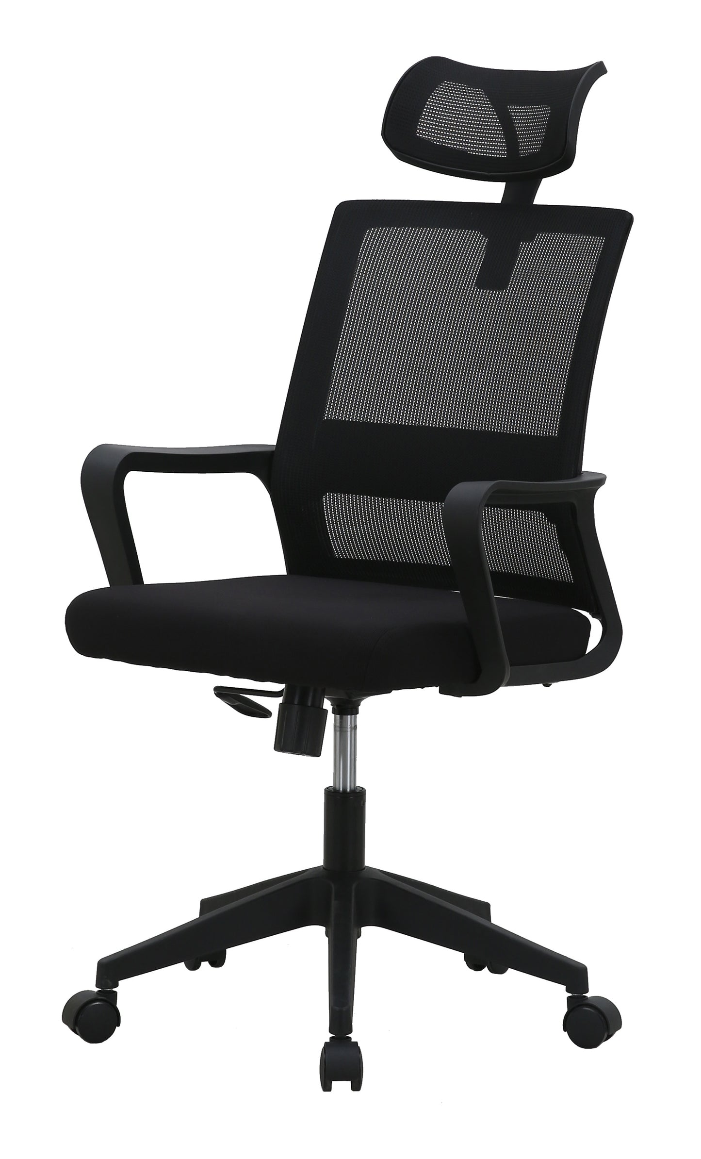 SILLA DE OFICINA ERGONÓMICA 2223 CON REPOSACABEZAS, RESPALDO DE MALLA Y ALTURA REGULABLE