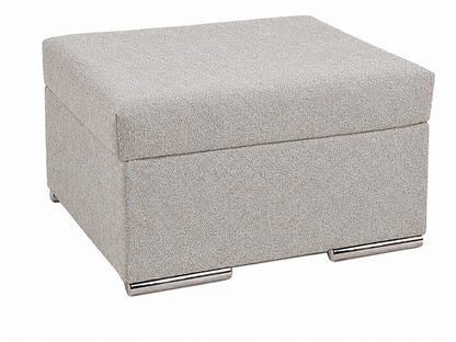 SOFÁ CHAISE LONGUE REVERSIBLE 3 PLAZAS 3 ASIENTOS DE 202 CM LARGO + PUFF XL RUBEN