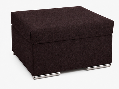 SOFÁ CHAISE LONGUE REVERSIBLE 3 PLAZAS 3 ASIENTOS DE 202 CM LARGO + PUFF XL RUBEN