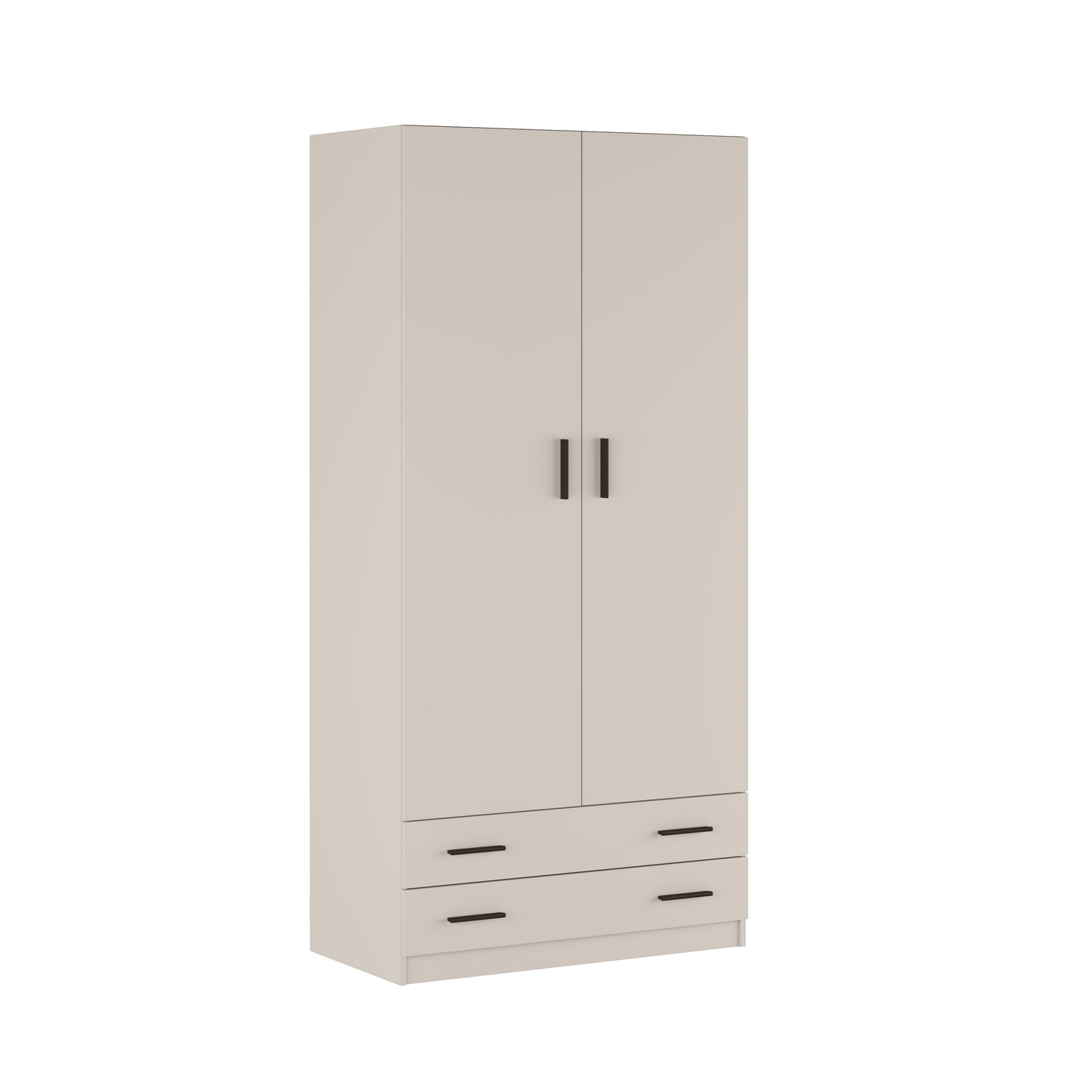 ARMARIO RAPID 2 PUERTAS 2 CAJONES – DISEÑO COMPACTO Y CALIDEZ EN MAUVELLA-RAYAS