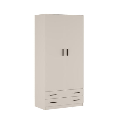 ARMARIO RAPID 2 PUERTAS 2 CAJONES – DISEÑO COMPACTO Y CALIDEZ EN MAUVELLA-RAYAS