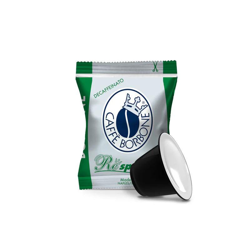 ¡¡¡SÚPER PRECIO!!! Café ITALIANO 50 Cápsulas Borbone Compatible con Nespresso®* – DESCAFEINADO