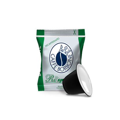 ¡¡¡SÚPER PRECIO!!! Café ITALIANO 50 Cápsulas Borbone Compatible con Nespresso®* – DESCAFEINADO