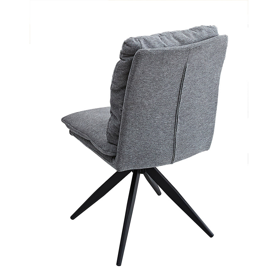 CONJUNTO DE COMEDOR EXTENSIBLE KELLER + SILLAS GIRATORIAS SHELTON