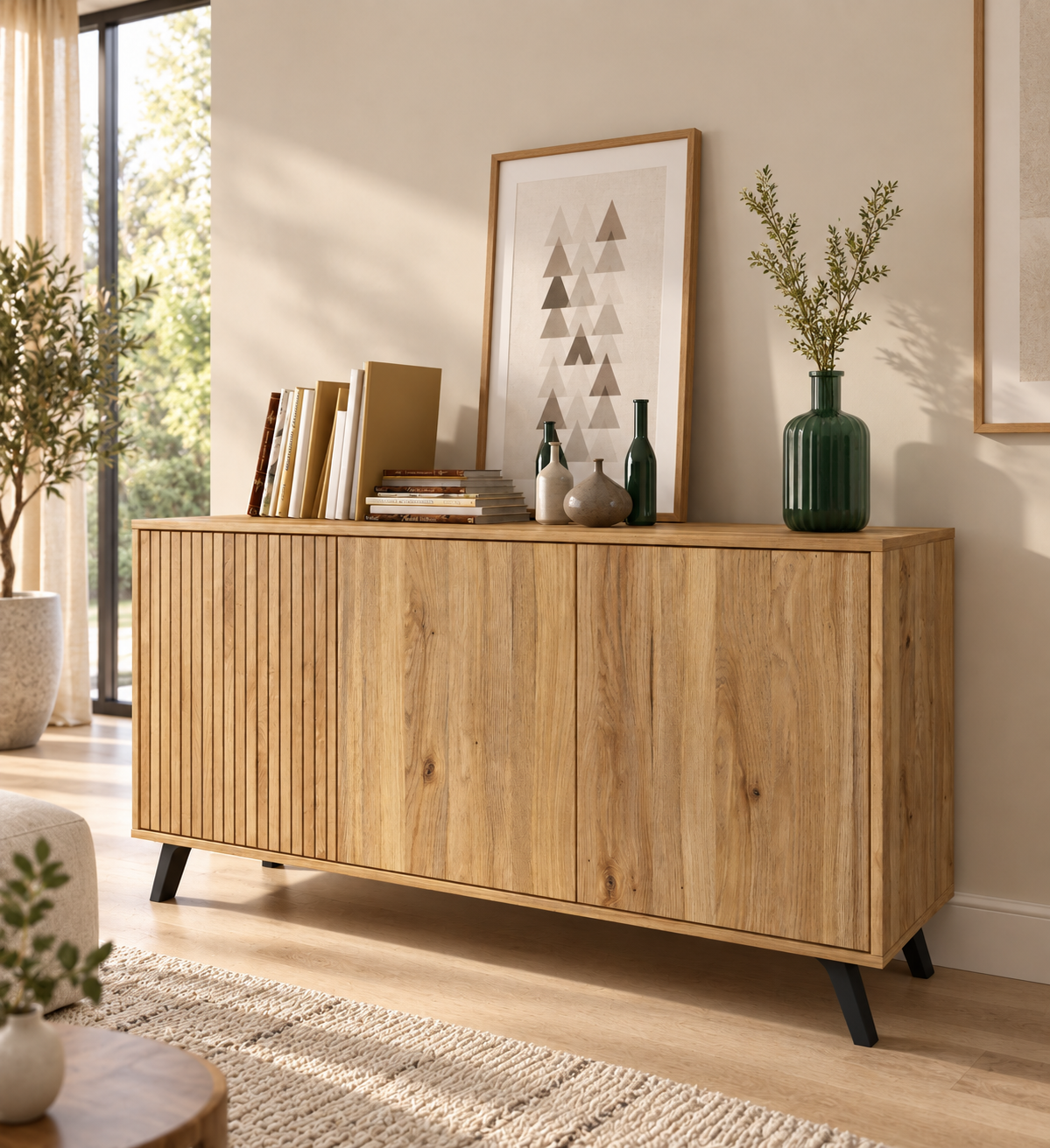 APARADOR SOLANA MAVUELLA-RAYAS · DISEÑO ESCANDINAVO, ORDEN Y ELEGANCIA