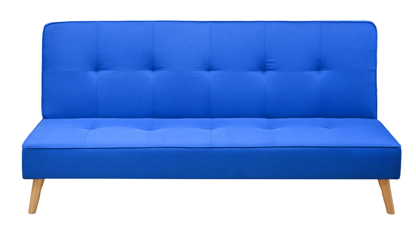 SOFÁCAMA UNAI CLIC-CLAC AZUL ELÉCTRICO Y GRIS: MODERNO, PRÁCTICO Y ELEGANTE