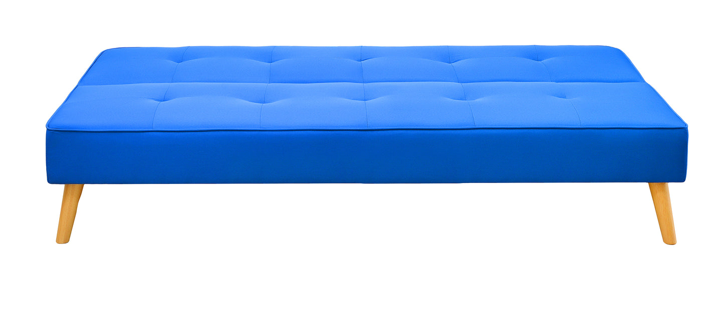 SOFÁCAMA UNAI CLIC-CLAC AZUL ELÉCTRICO Y GRIS: MODERNO, PRÁCTICO Y ELEGANTE