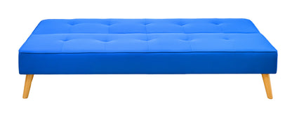 SOFÁCAMA UNAI CLIC-CLAC AZUL ELÉCTRICO Y GRIS: MODERNO, PRÁCTICO Y ELEGANTE